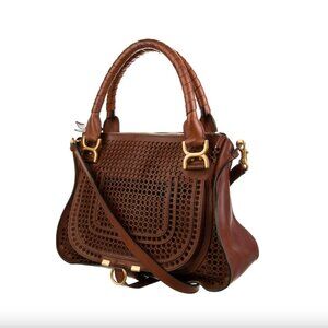 Chloé Medium Marcie Perforated Shoulder Bag